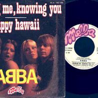 ABBA - Knowing Me, Knowing You / Happy Hawaii (1977) 45 single 7" Melba France