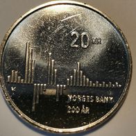 N : Norwegen 20 Kroner Norwegische Bank 2016