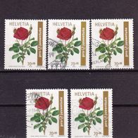 Schweiz MiNr. 1811 Rosen gestempelt zur Auswahl M€ 1,80 #H27b