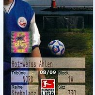 Ticket FC Hansa Rostock - Rot-Weiss Ahlen 27.2.2009 RW LR TuS Eintrittskarte HRO