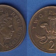 Großbritannien 2 Pence 1998