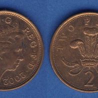 Großbritannien 2 Pence 2002