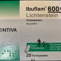 Ibuflam® 600 mg Lichtenstein Filmtabletten Ibuprofen, 18,5 Tabletten, PZN -06313390