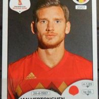 Bild 517 " Jan Vertonghen " - Belgien - Pannini Fussball WM 2018