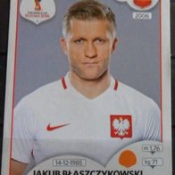Bild 603 " Jakub Blaszczykowski " - Polen - Pannini Fussball WM 2018