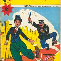 Charlie Chaplin Nr. 1 Comicheft bsv Bildschriftenverlag 1973