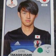 Bild 667 " Tkashi Usami " - Japan - Pannini Fussball WM 2018