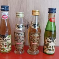 Miniaturflaschen Sammelflaschen Werbeflaschen Schnapsflaschen ALT 1-6