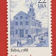 USA 1988 Mi.1969 Massachusetts Postfrisch