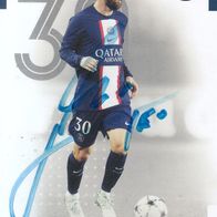 Fussball: Lionel Messi - orig. sign. Trading-Card (7350)