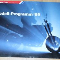 Prospekt Honda Motorradprogramm 1998