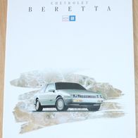 Prospekt Chevrolet Beretta 1992