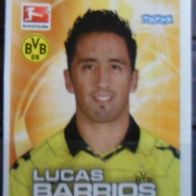 Bild 9C " Lucas Barrios " Bundesliga Stars - Duplo