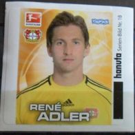 Bild 1B " René Adler " Bundesliga Stars - Hanuta