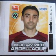 Bild 7B " Mohammed Abdellaoue " Bundesliga Stars - Hanuta