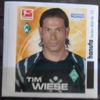 Bild 1D " Tim Wiese " Bundesliga Stars - Hanuta