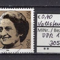 DDR 1986 69. Geburtstag von Indira Gandhi MiNr. 3056 Vollstempel Leipzig