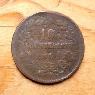 10 Centesimi 1863 Italien