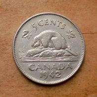 5 Cents 1942 Kanada