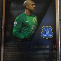 Tim Howard " Everton - Real Welt Fussball Stars - Silberrand