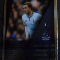 Christian Eriksen " Tottenham Hotspur - Real Welt Fussball Stars - Silberrand