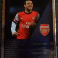 Santi Cazorla " Arsenal - Real Welt Fussball Stars - Silberrand