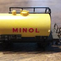 Alter Modelleisenbahn Tankwagen Kesselwagen MINOL Vintage