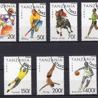 2) Tansania - 20 gestempelte Briefmarke aus den Jahr 1993-1994 - siehe 3 Scans