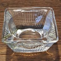 Alte Mini Kristallschale Glasschale Bleikristall Schmuckschale Vintage