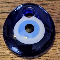 Vintage Nazar Boncuk Blaues Auge Glas Anhänger Deko Amulett Talisman