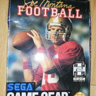 Joe Montana Football Sega Game Gear OVP aber ohne Bedienungsanleitung!