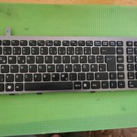 Tastatur in Grau und Deutsch für 18.4 Zoll Sony Vaio VGN-AW Serien VGN-AW