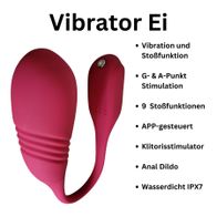 Vibrator Ei mit APP & Bluetooth für Sie - Klitoris G-Punkt Sexspielzeug Toy für Paare