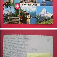 Schweiz - Switzerland / 6-Bild-Karte - (D-H-CH40)