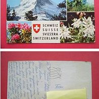 Schweiz - Switzerland / 4-Bild-Karte - [1972] - (D-H-CH41)