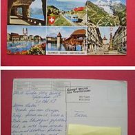 Schweiz - Switzerland / 9-Bild-Karte - [1969] - (D-H-CH43)