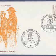 A033) Berlin FDC 1969 - MiNr. 331 - Berliner des 19. Jhdt. - Zeitungsverkäufer (1)