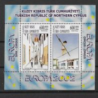 055) Türkisch-Zypern 2002 Europa/ Cept Block 20 postfrisch