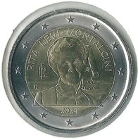2 Euro Italien 2024 " Rita Levi-Montalcini " Bankfrisch