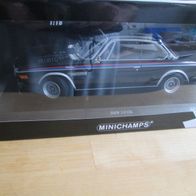 1:18 Minichamps BMW 3,0 CSL 1973 schwarz Limit 444