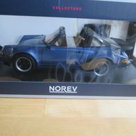 1:18 Norev Porsche 911 Turbo Targa blaum. innen beige