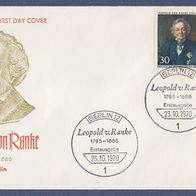A052) Berlin FDC 1970 - MiNr. 377 - Leopold von Ranke