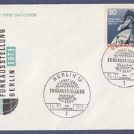 A054) Berlin FDC 1971 - MiNr. 391 - Internationale Funkausstellung in Berlin