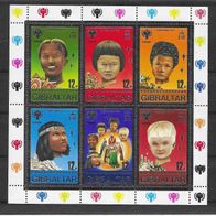 060) Gibraltar 1979 Kinder Block 6 postfrisch