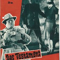 Filmprogramm IFB Nr. 6231 Das Testament des Dr. Mabuse Gert Fröbe 4 Seiten