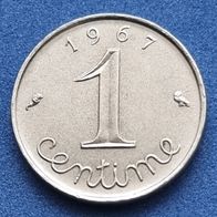 4836(9) 1 Centime (Frankreich) 1967 in vz .................. * * * Berlin-coins * * *