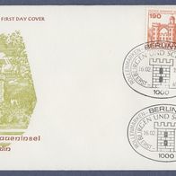 A113) Berlin FDC 1977 - MiNr. 539 AI - Burgen und Schlösser - Pfaueninsel