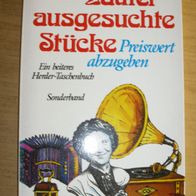 Buch: Lauter ausgesuchte Stücke - preiswert abzugeben, ein heiteres Taschenbuch