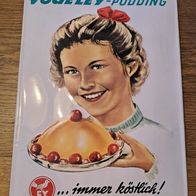 Altes Blechschild Vogeley- Pudding Vintage