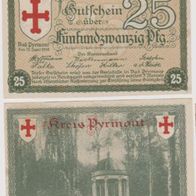 Bad-Pyrmont Notgeld 25-Pfennig vom-15.06-1919